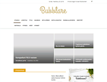 Tablet Screenshot of bubblare.fi